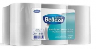Belleza Plus 19.5 cm İçten Çekmeli Kağıt Havlu 6 Rulo Kağıt Havlu kullananlar yorumlar